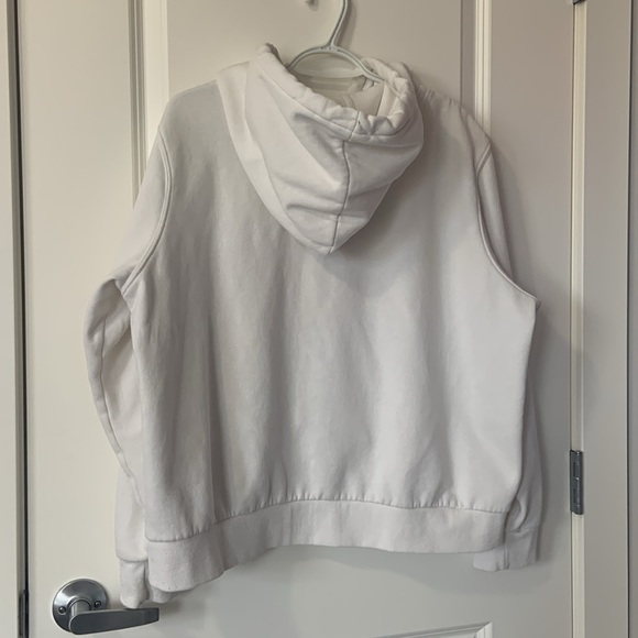 H&M SIZE XL White Zip-up Hoodie - Picture 2 of 12